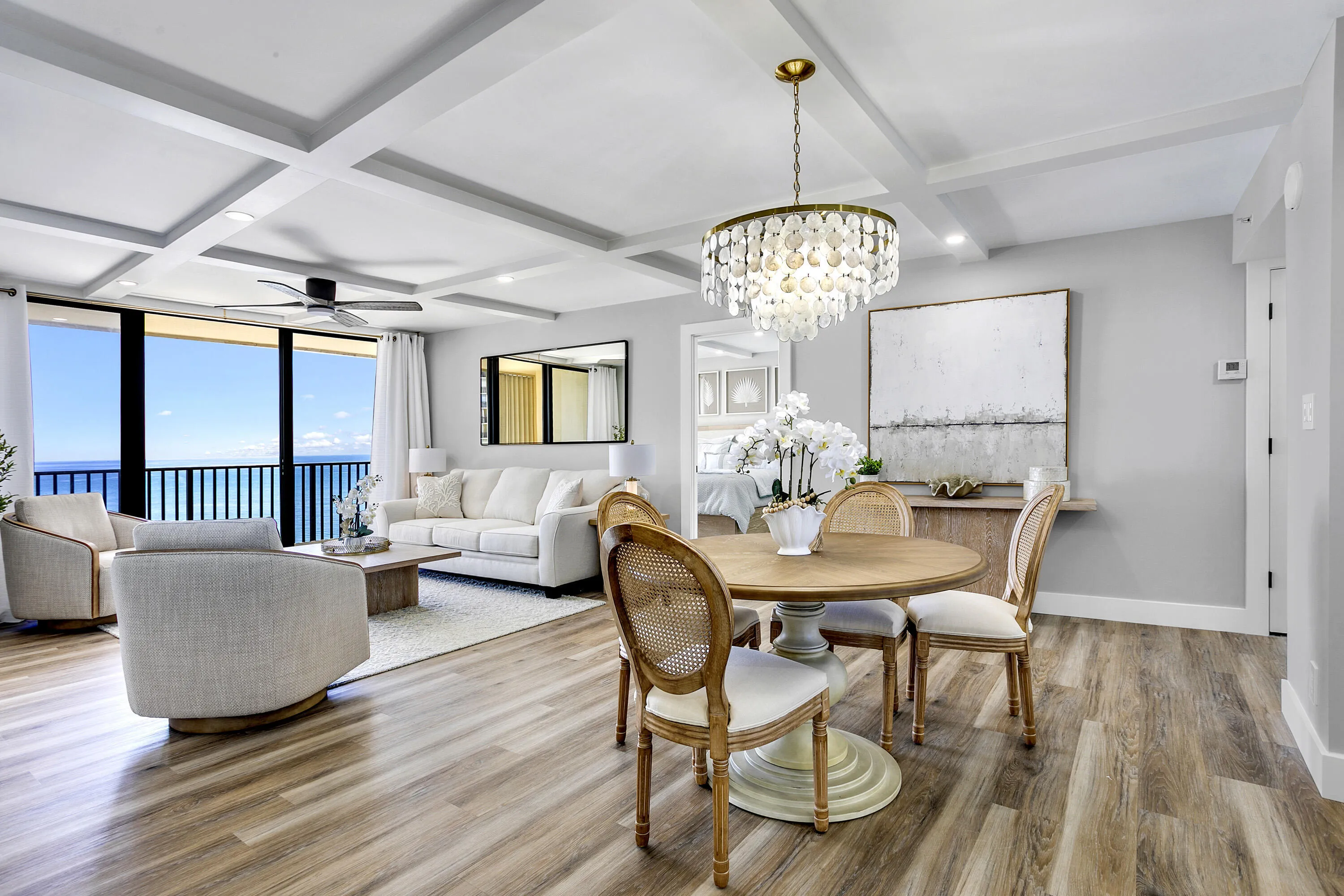Dining Area with an Ocean View