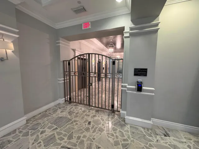 Entry to Elevators with Security