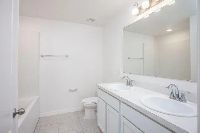 Model home - actual features may vary.