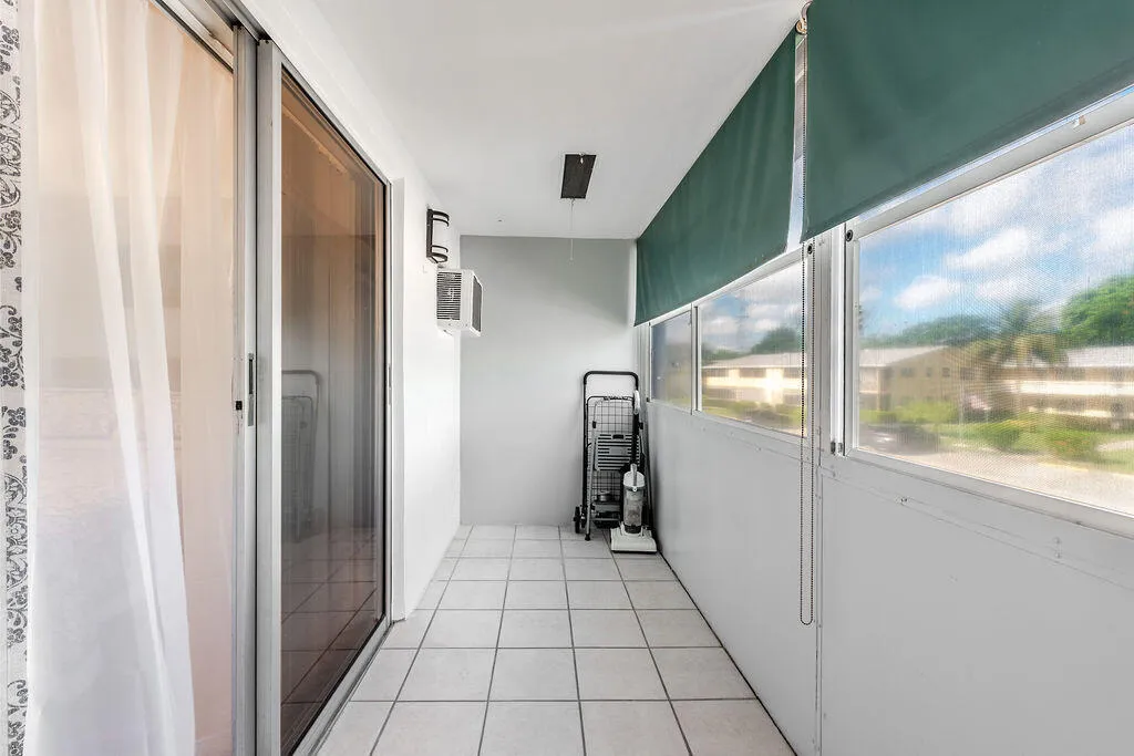 Enclosed terrace