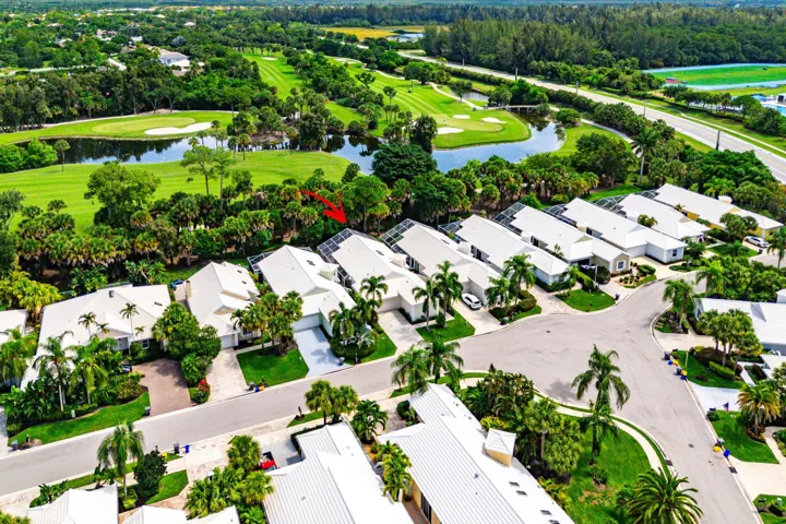Aerial to Golf Course