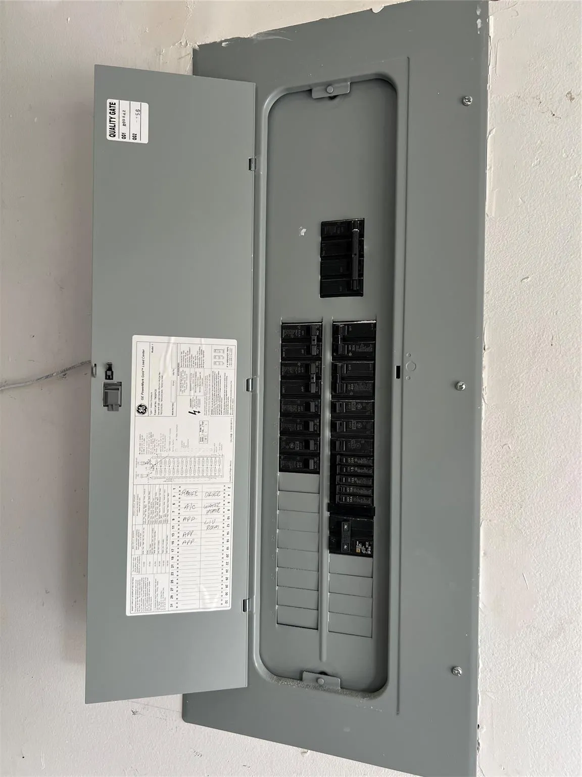 GE Electrical Panel is not original