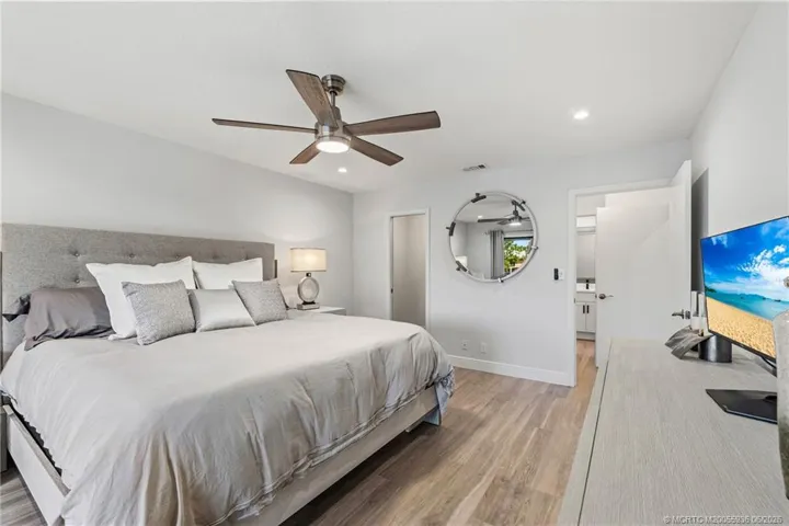 second bedroom with walk in closet.