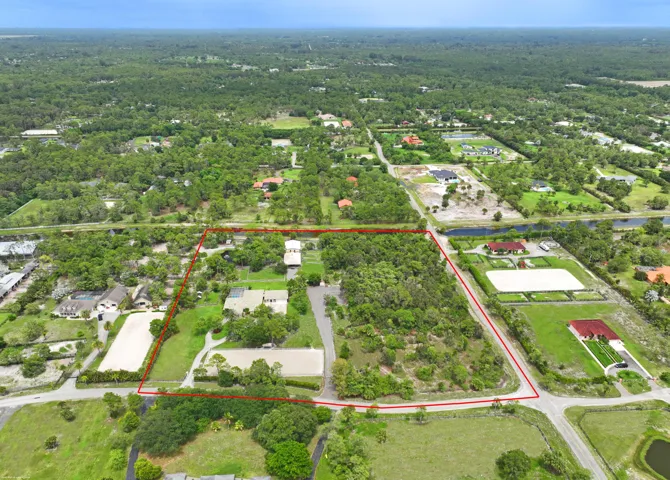Aerial View looking East