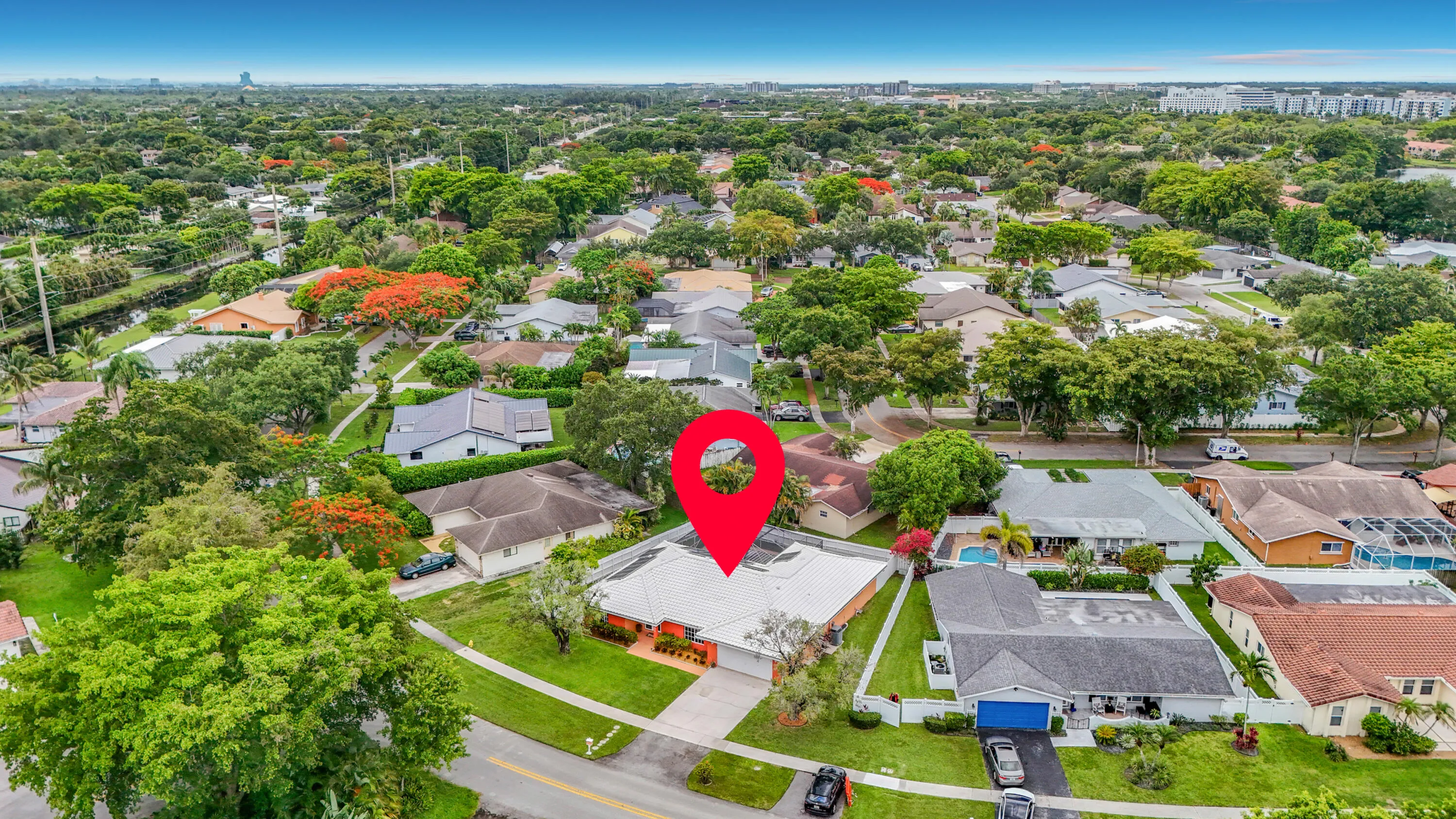 Areal view front of home NW