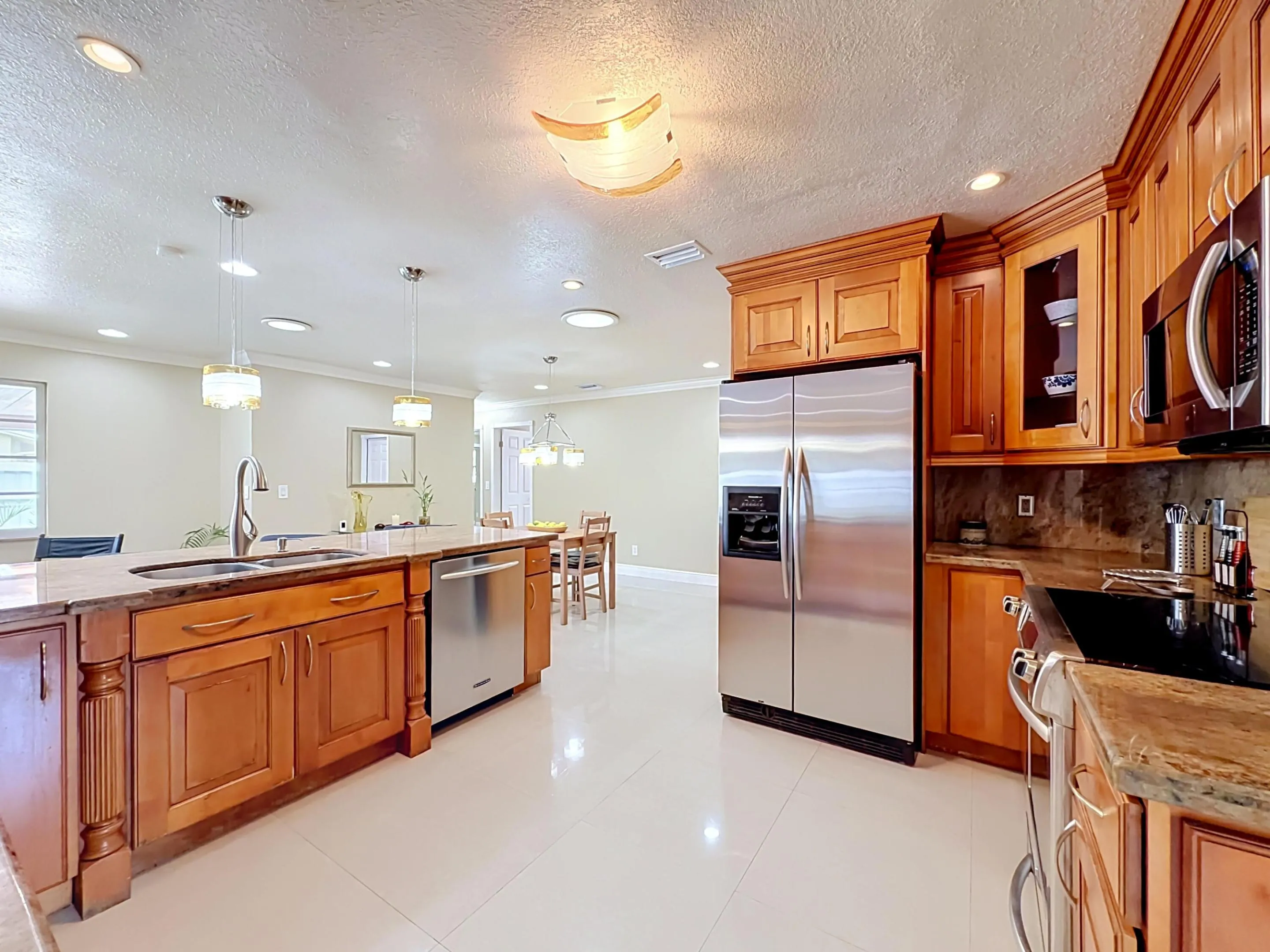 Chefs kitchen total area view