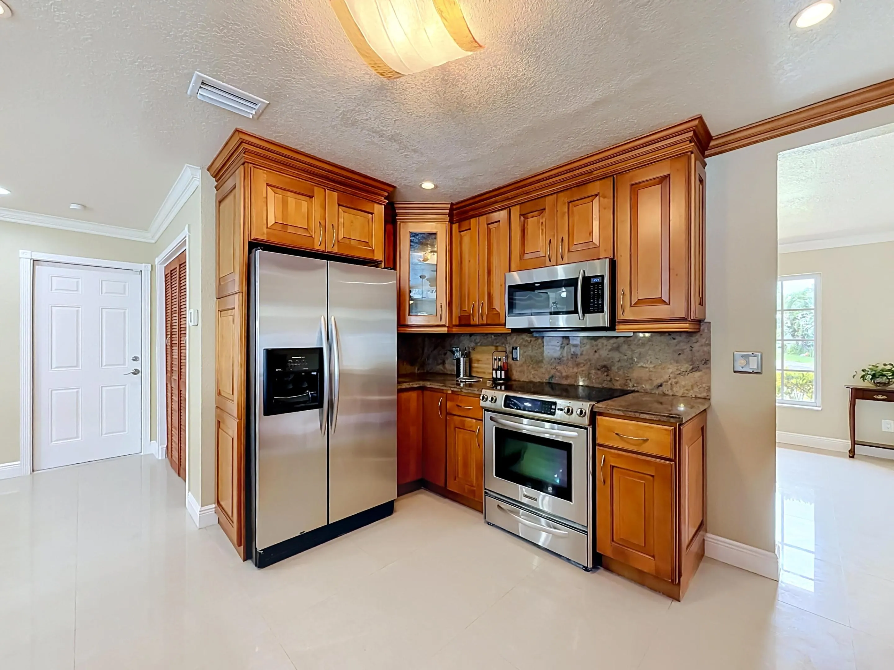 Refrigerator, stove, mircowave