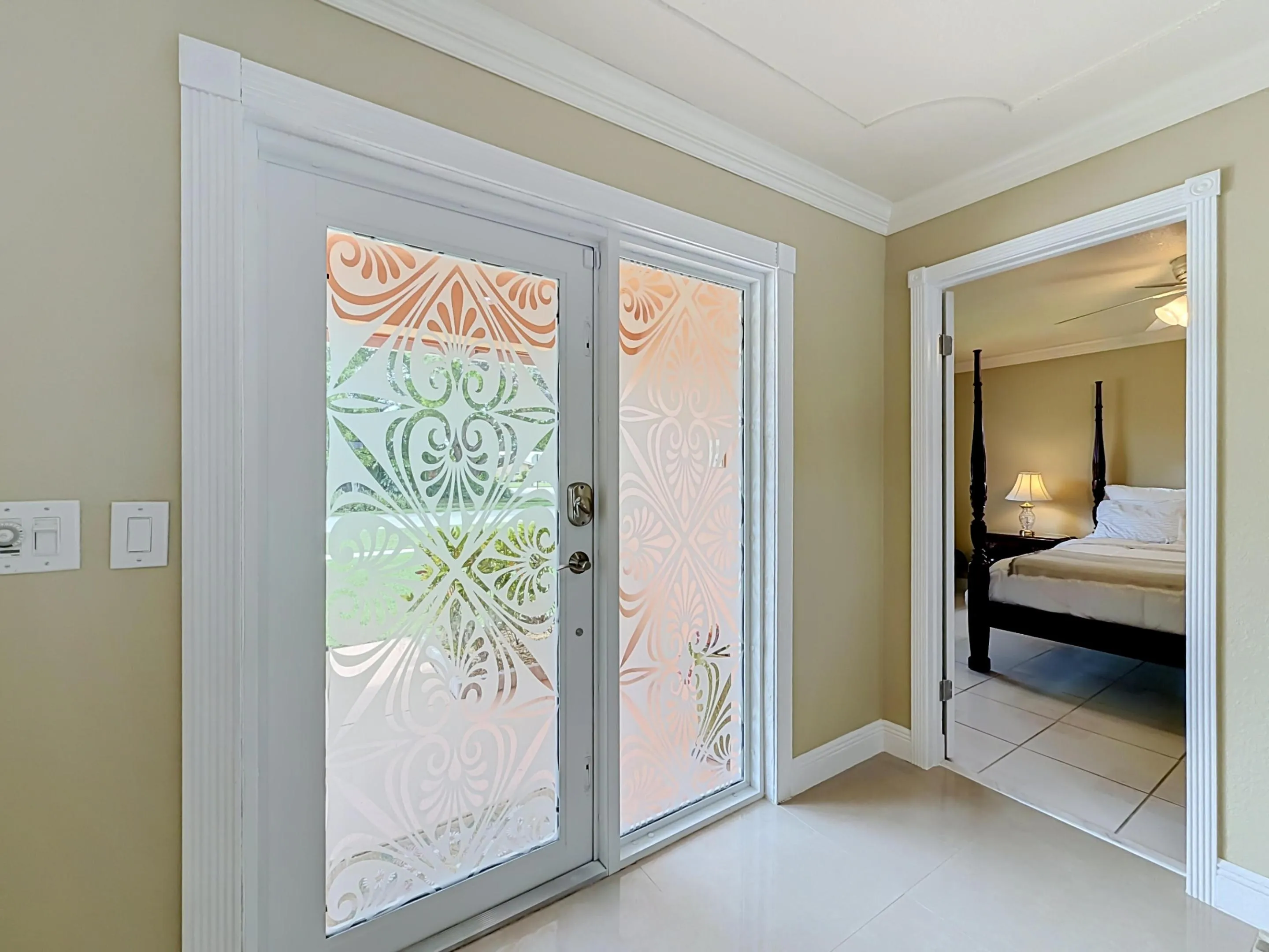 Front door inside view