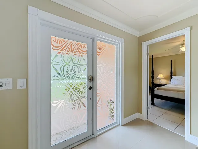 Front door inside view