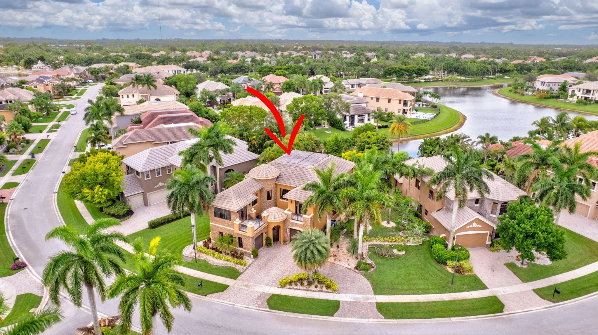 Wellington, FL House – Aeiral View