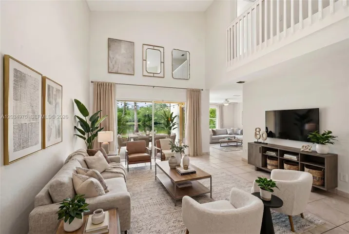 Digital Staging living room