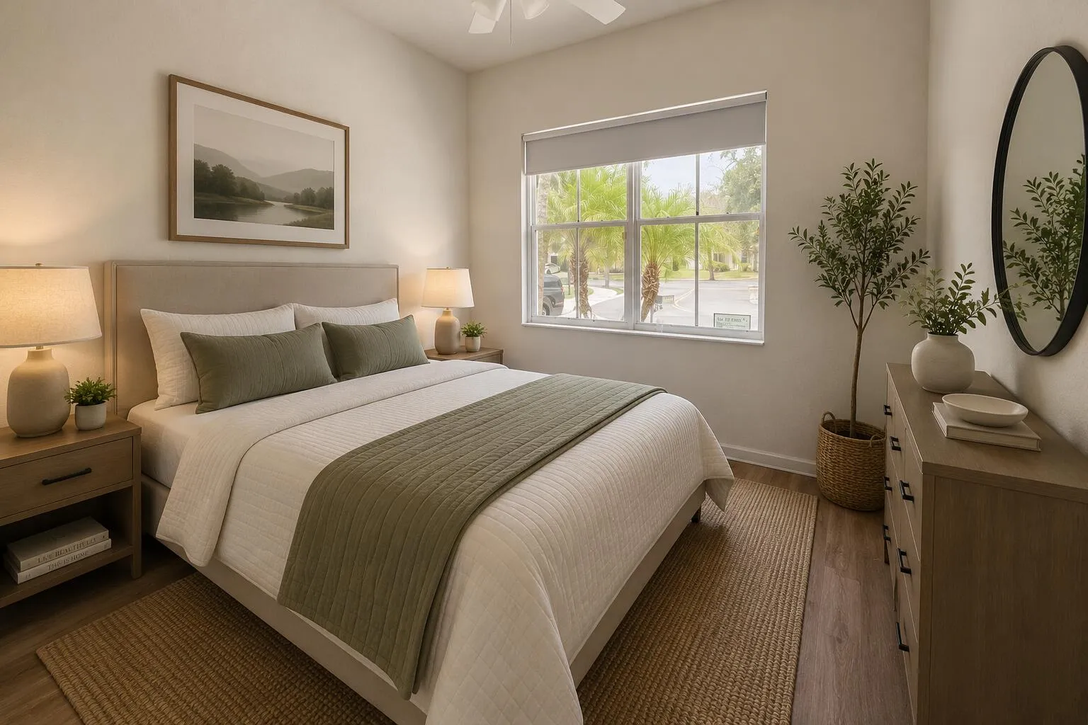 3rd bedroom AI staged