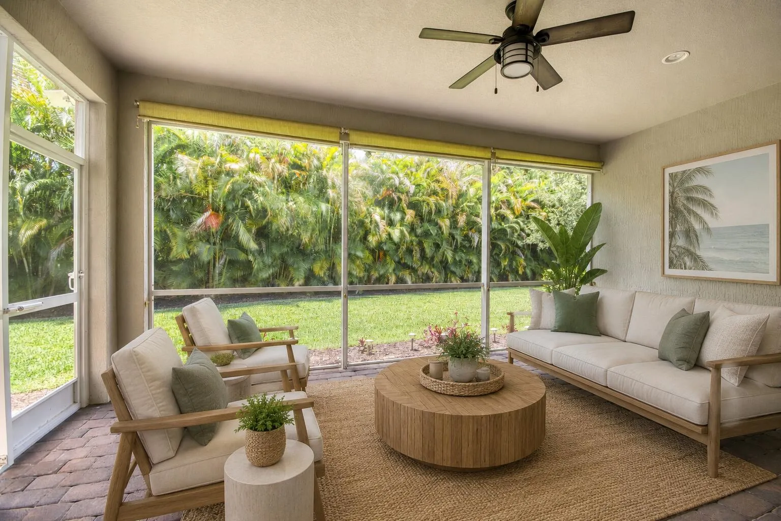 Screen-Enclosed Covered Patio