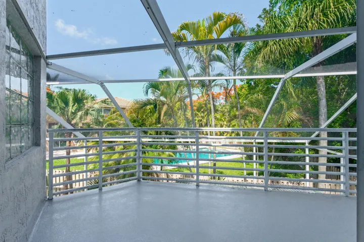Primary Screened Balcony