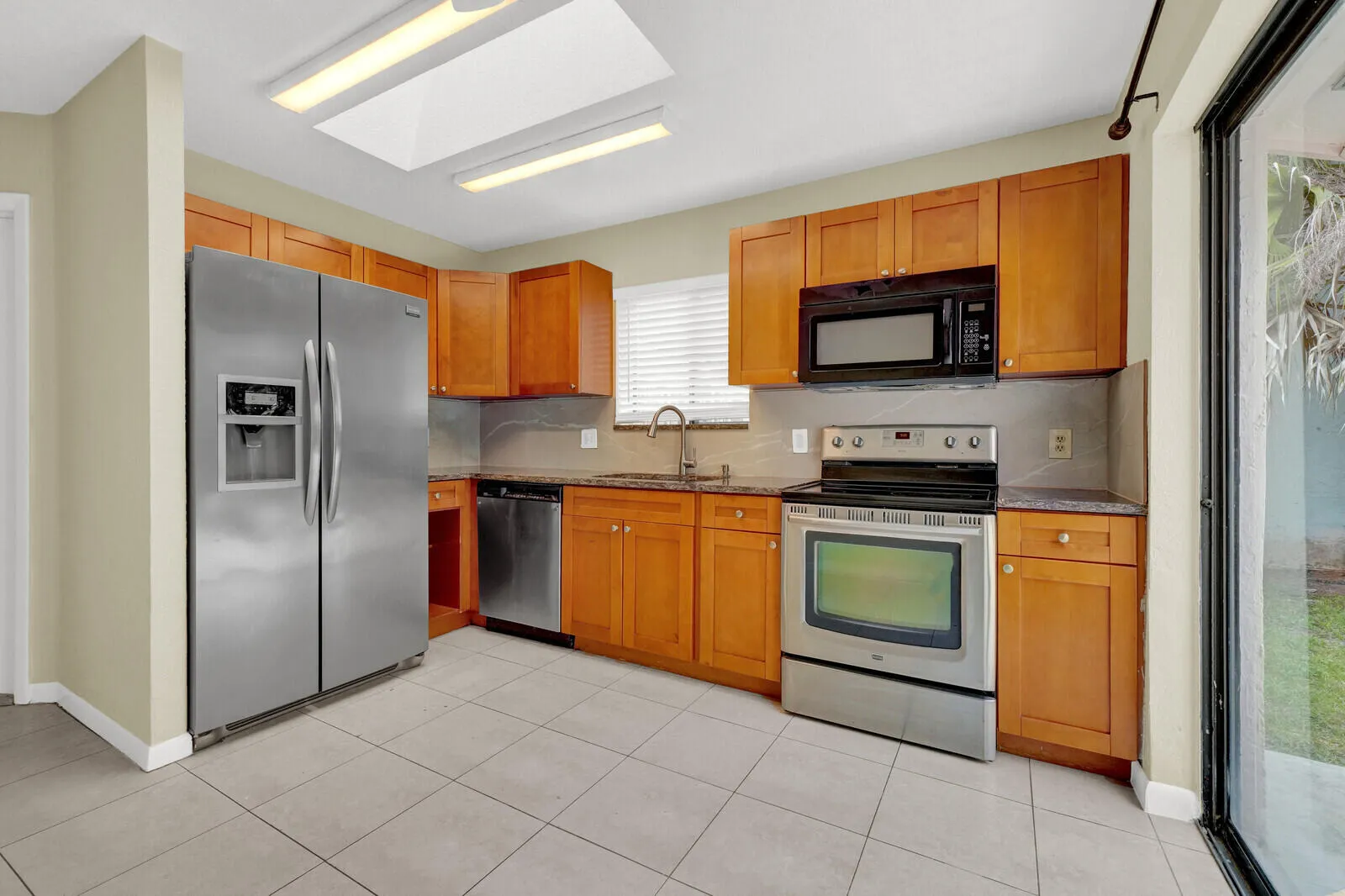 Bright Kitchen with Skylight