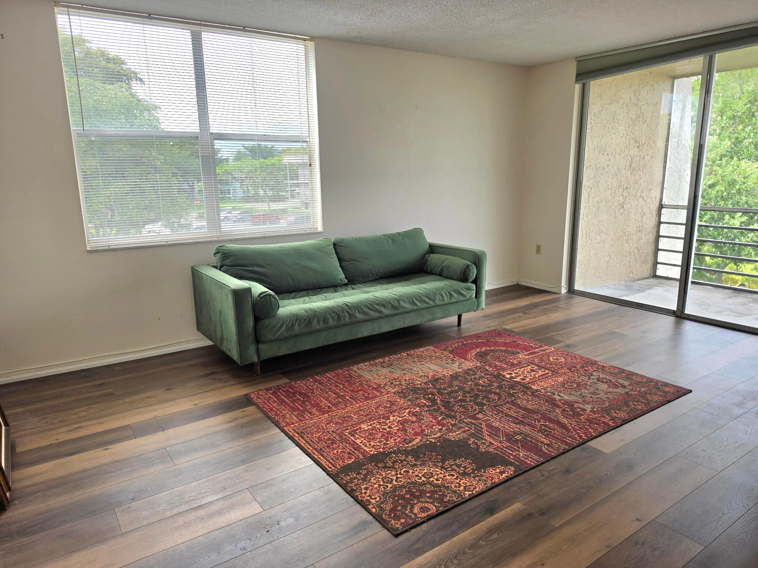 Living Room with Laminate Flooring