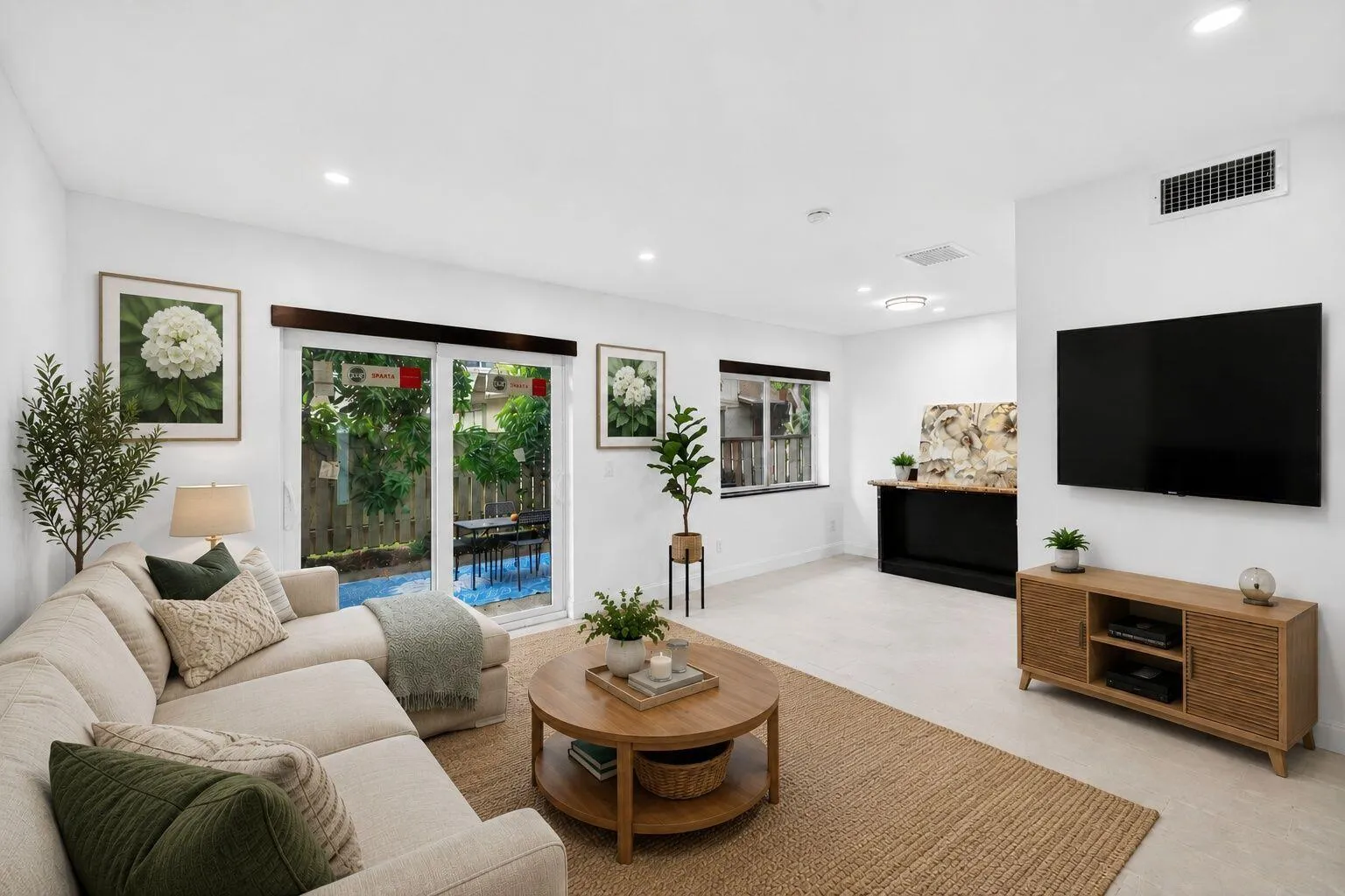 Staged Living Area