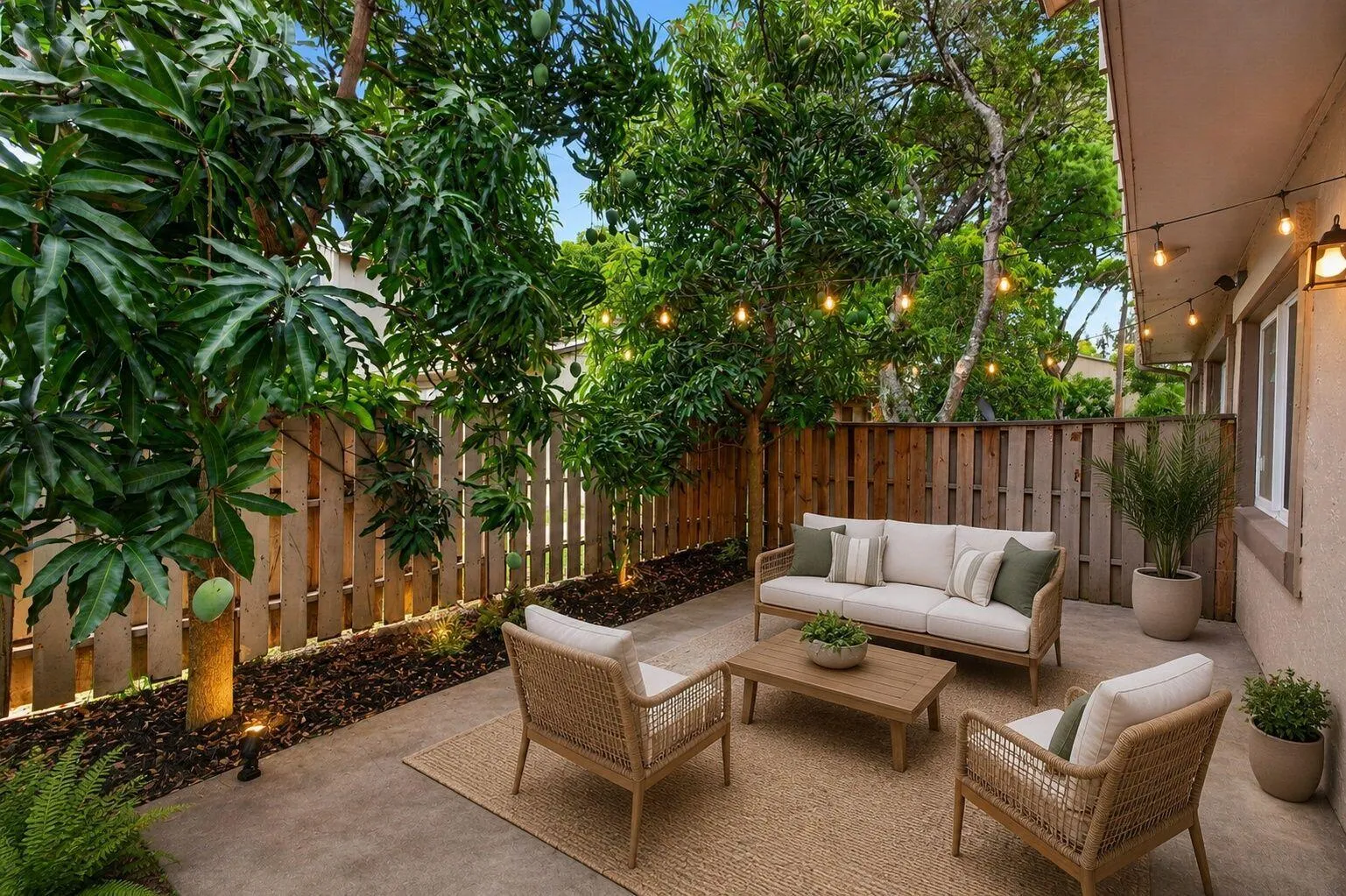 Staged Patio