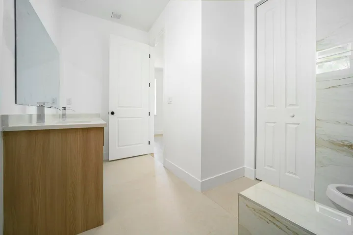 Bathroom and Hallway View