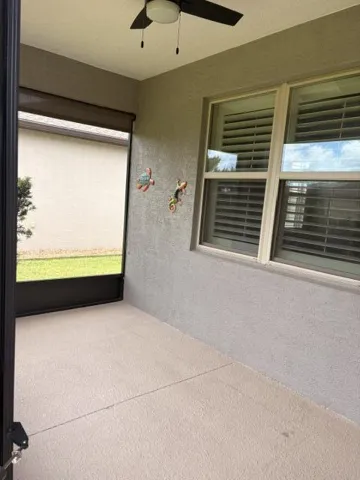 Screened in patio