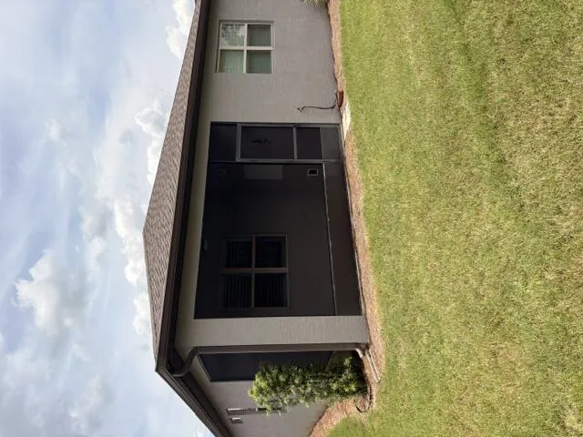 Screened in patio