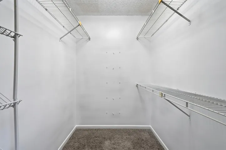 Spacious walk in closest