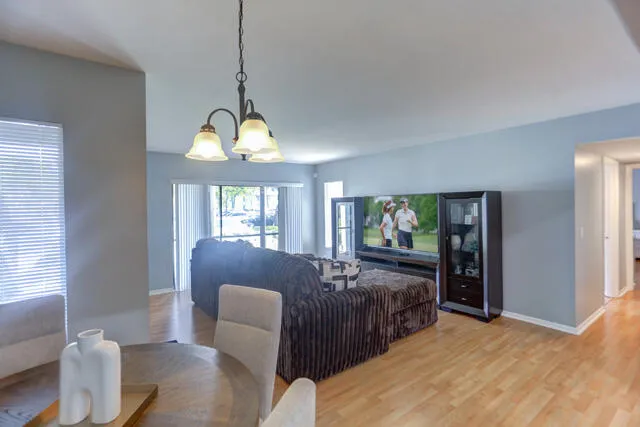 Dining to living room view 1010 Green Pine Blvd E1 West Palm Beach