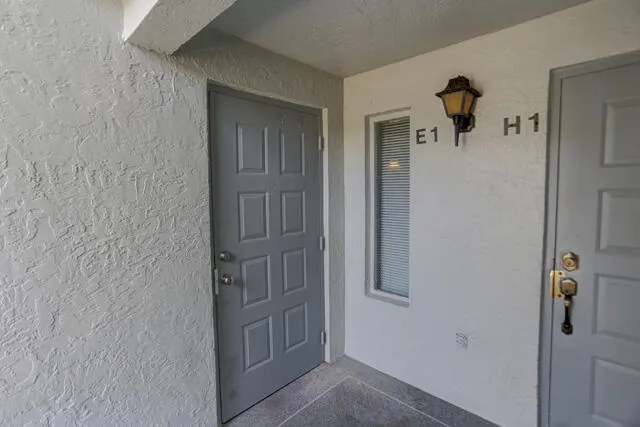Front door 1010 Green Pine Blvd E1 First floor unit.