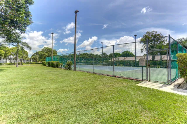 Tennis courts across from clubhouse.