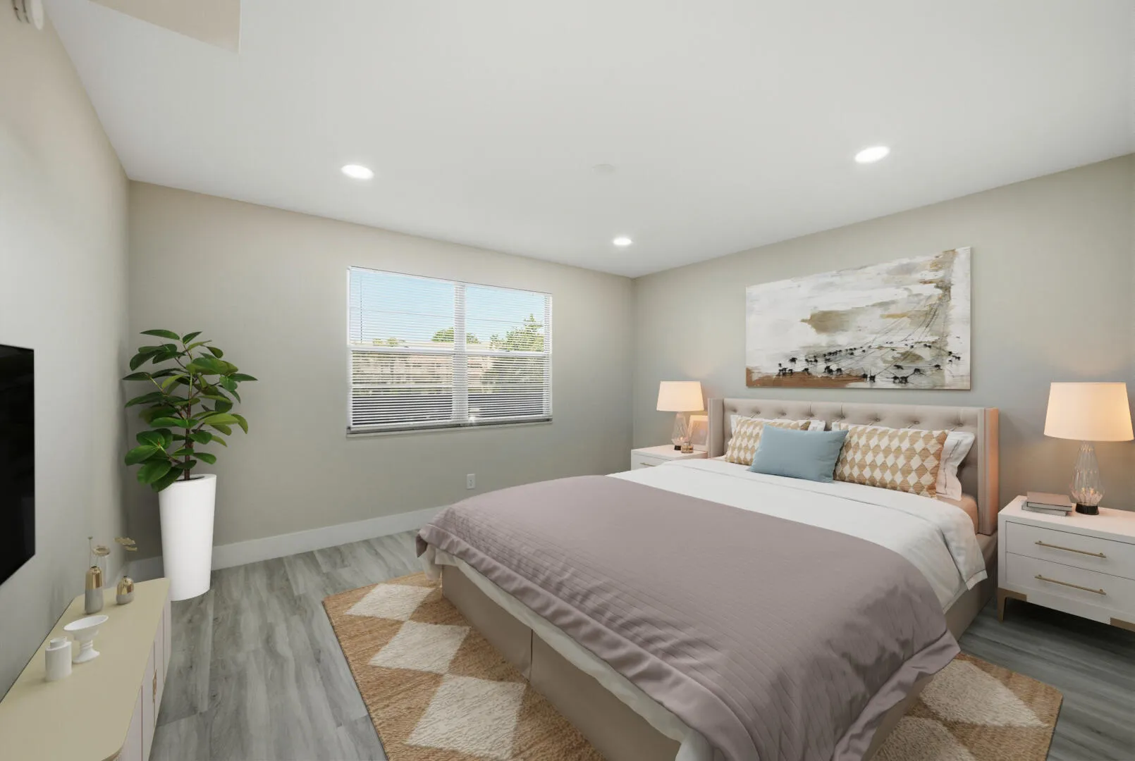 wyn 2nd bedroom staged