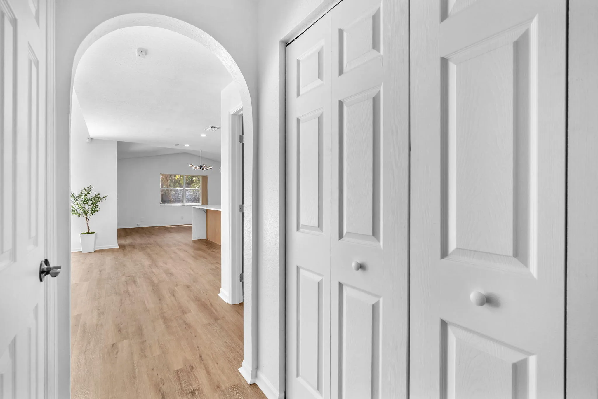 Hallway from Garage Entrance