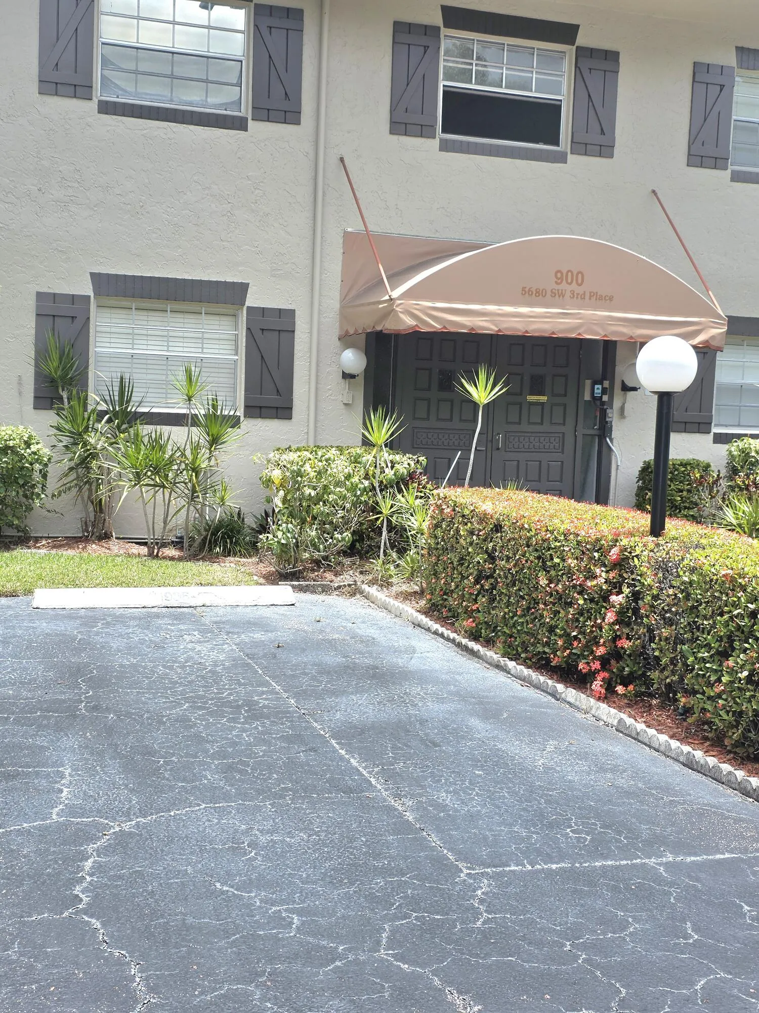 Condo parking right beside entrance