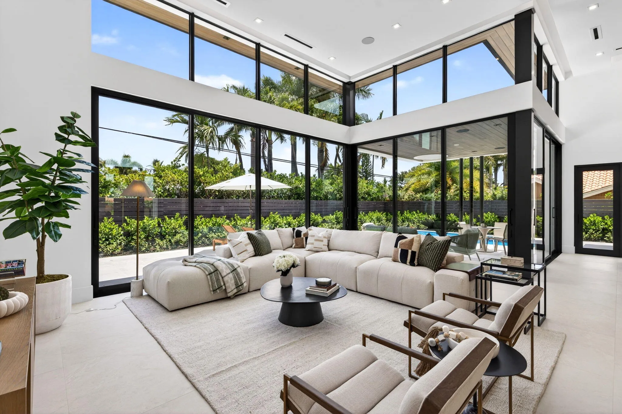 The main living areas are designed for comfort and entertaining, with elevated finishes and generous natural light throughout.
