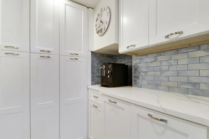 Custom Pantry with coffee bar