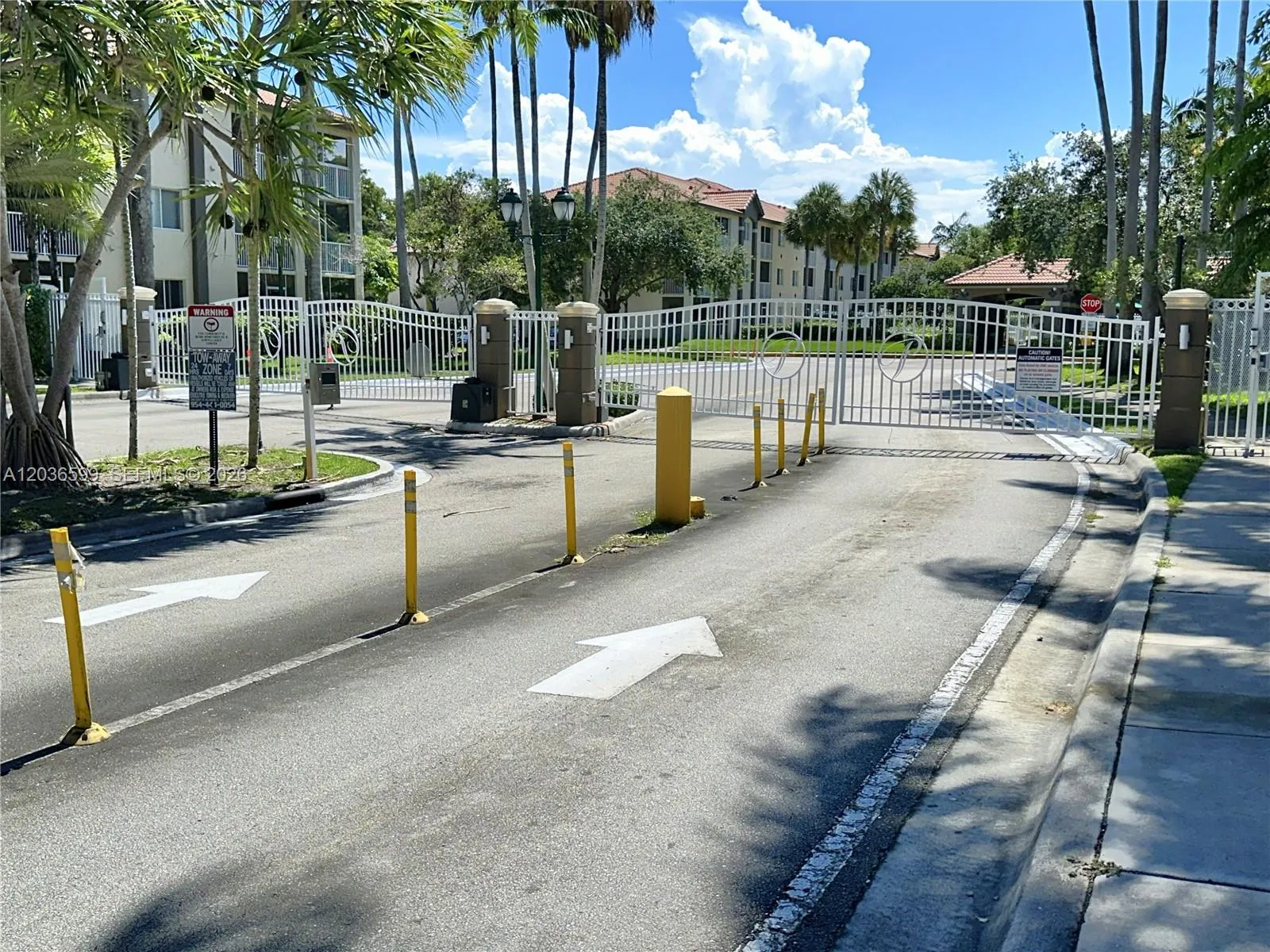 GATED ENTRY WITH CALL BOX FOR GUESTS