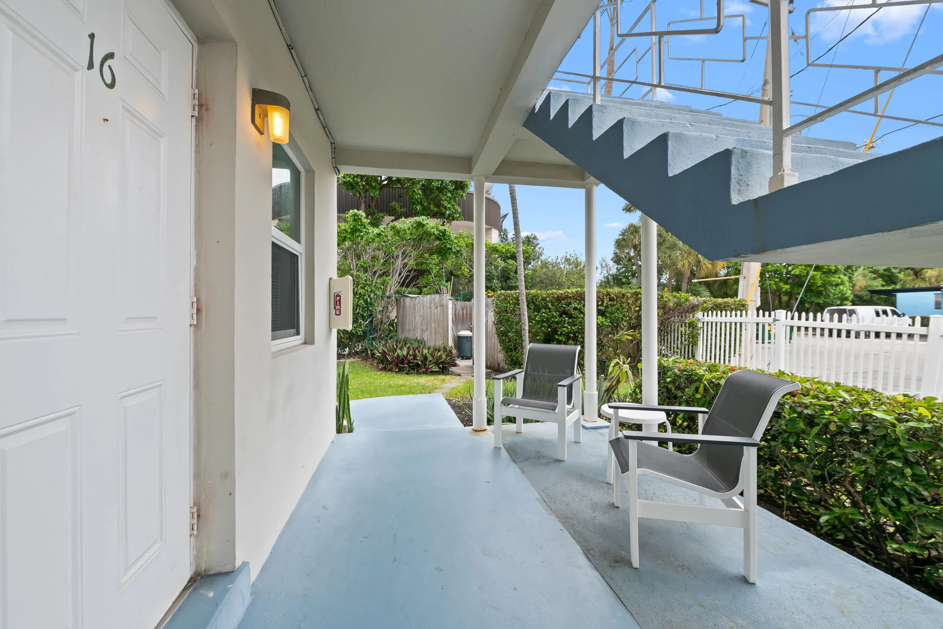 Condo entrance