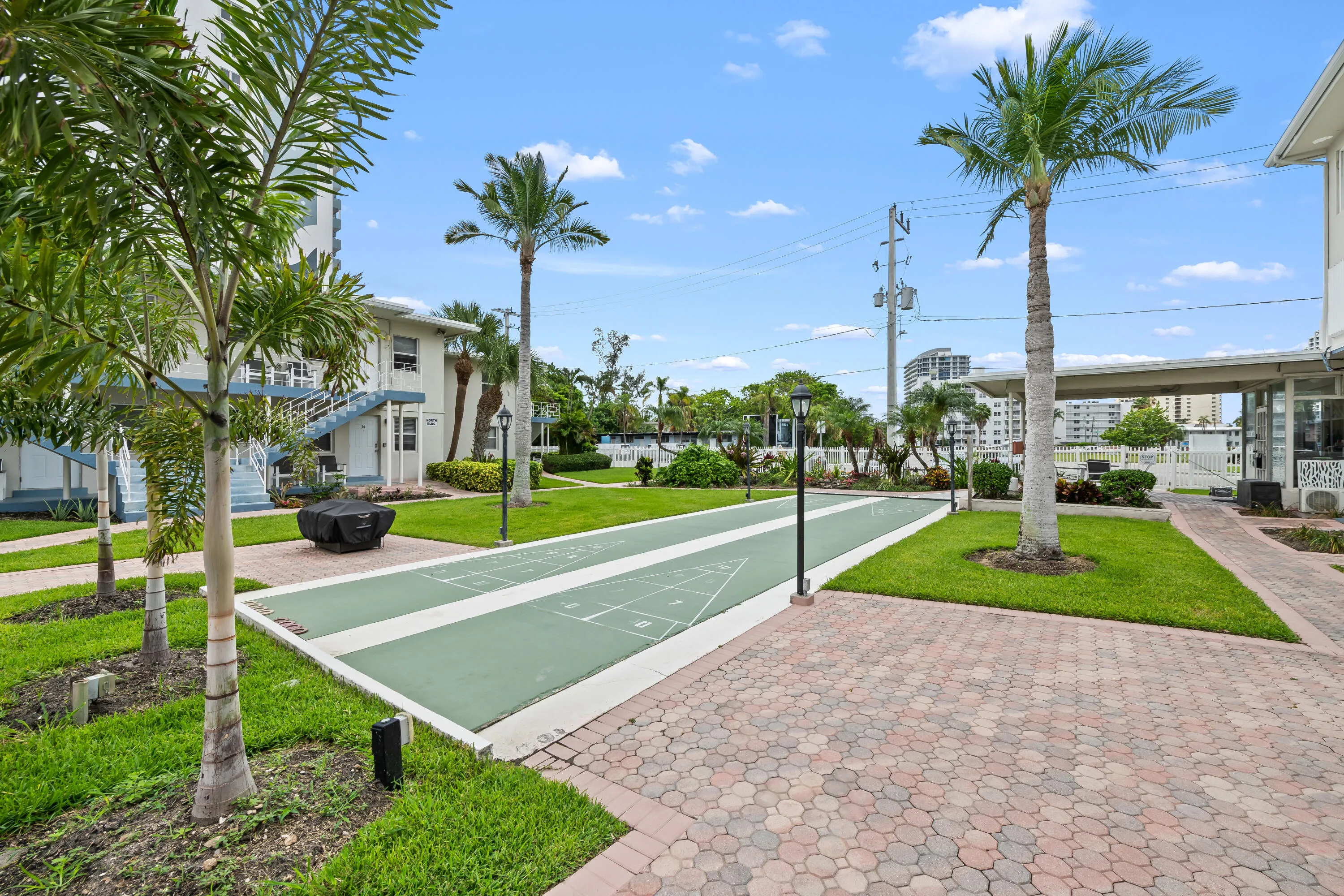 Shuffleball courts