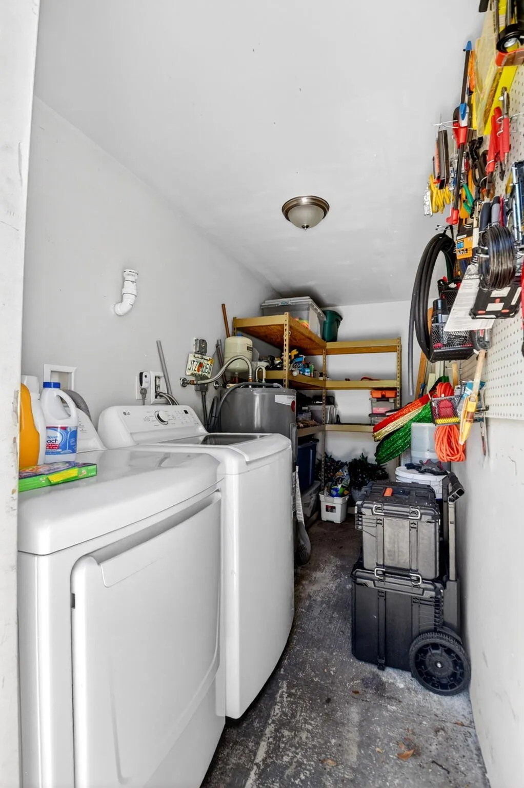 Cottage laundry & storage