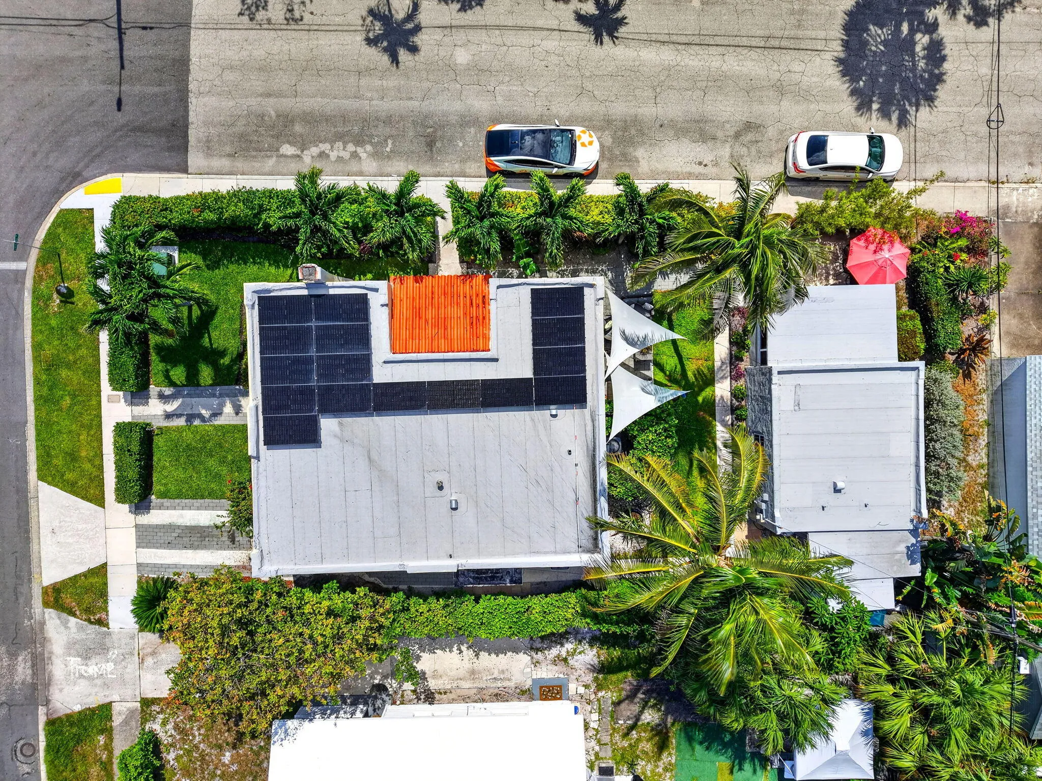 Aerial House and cottage