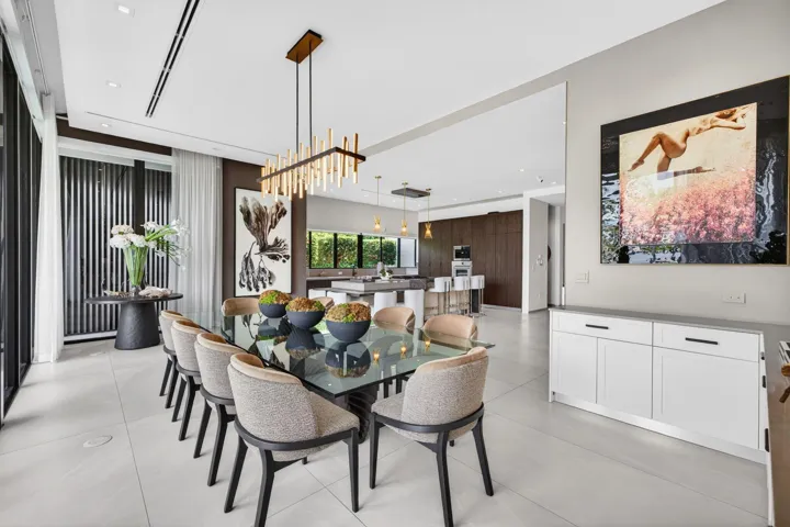 037 - Dining Room with Garden Views