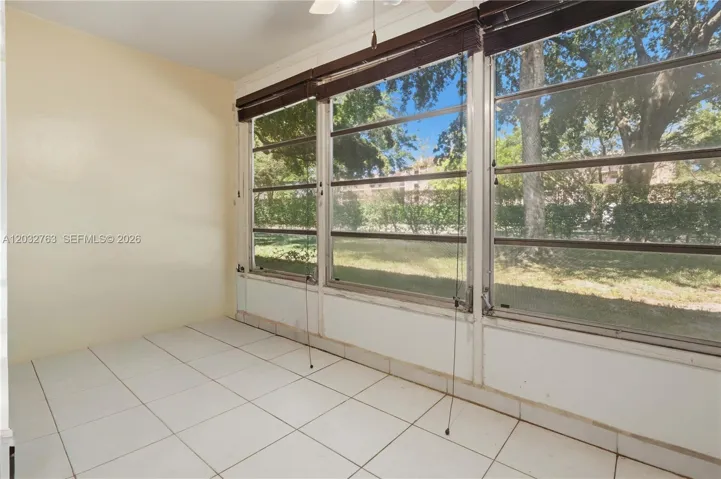 Enclosed patio