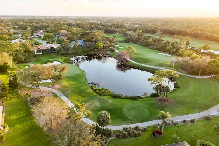River Ridge - Hole 6&7 at Sunset