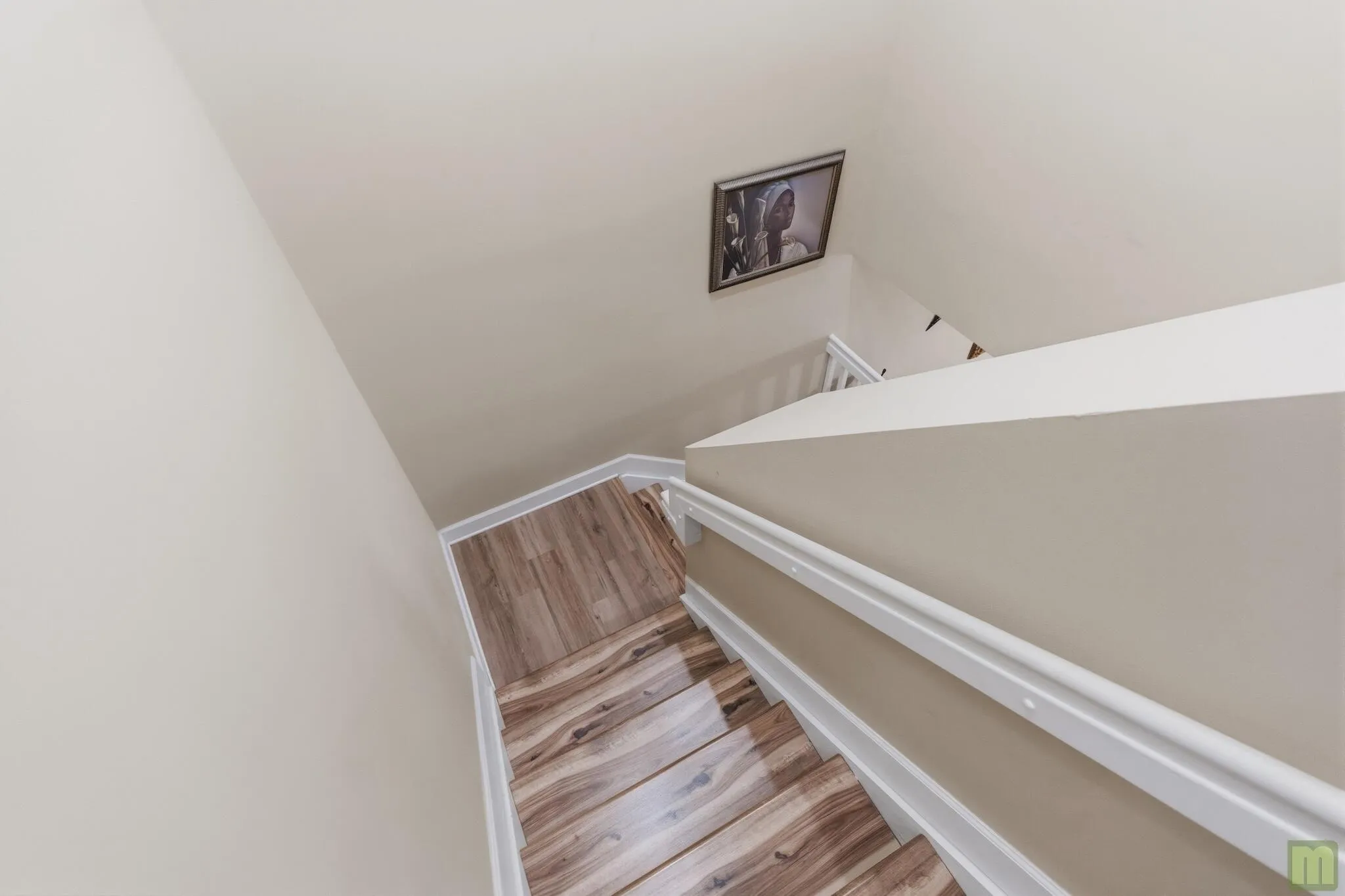 Stairs with new laminate