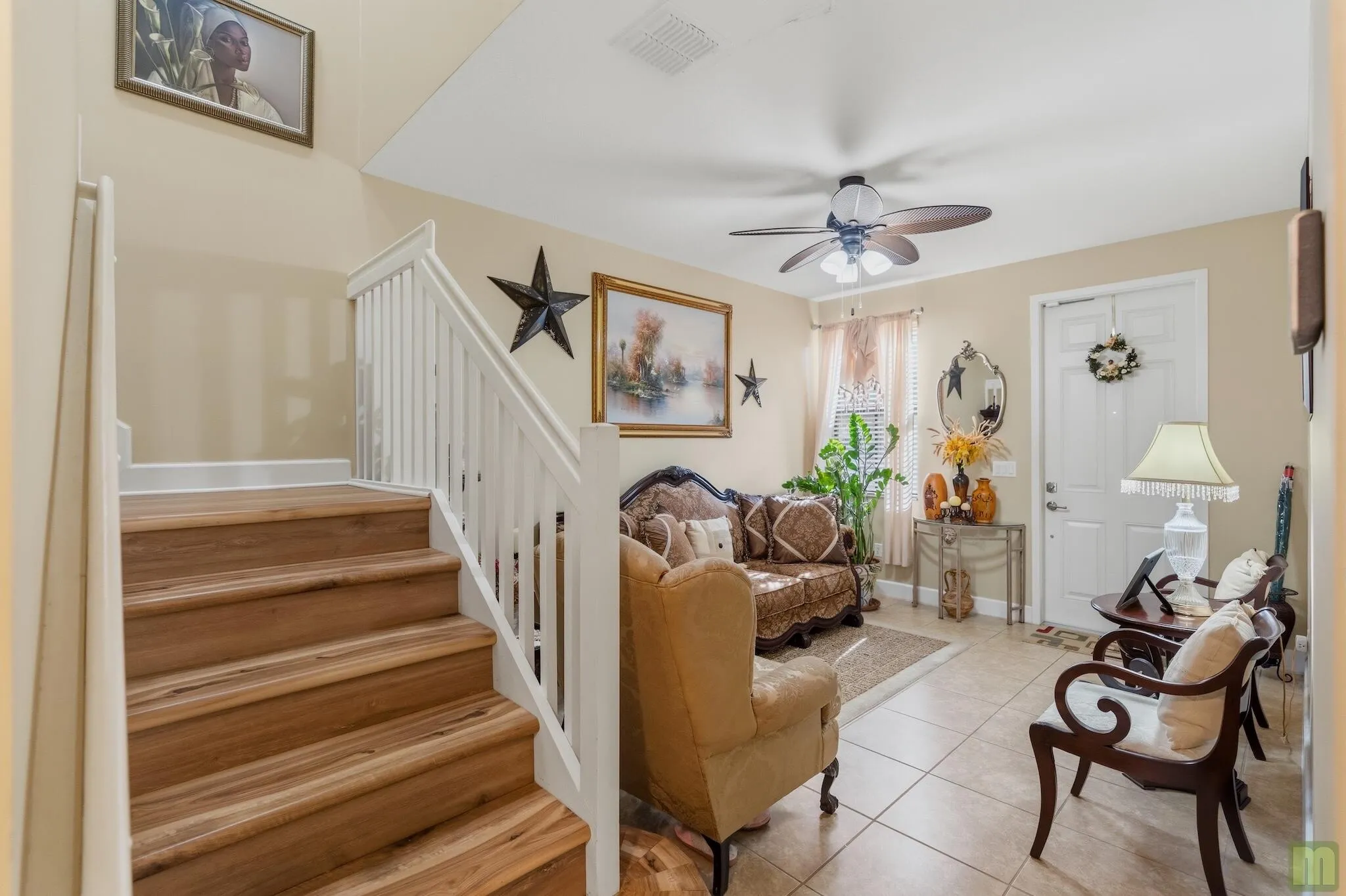 Stairs with new laminate