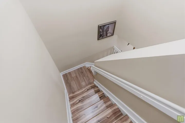 Stairs with new laminate
