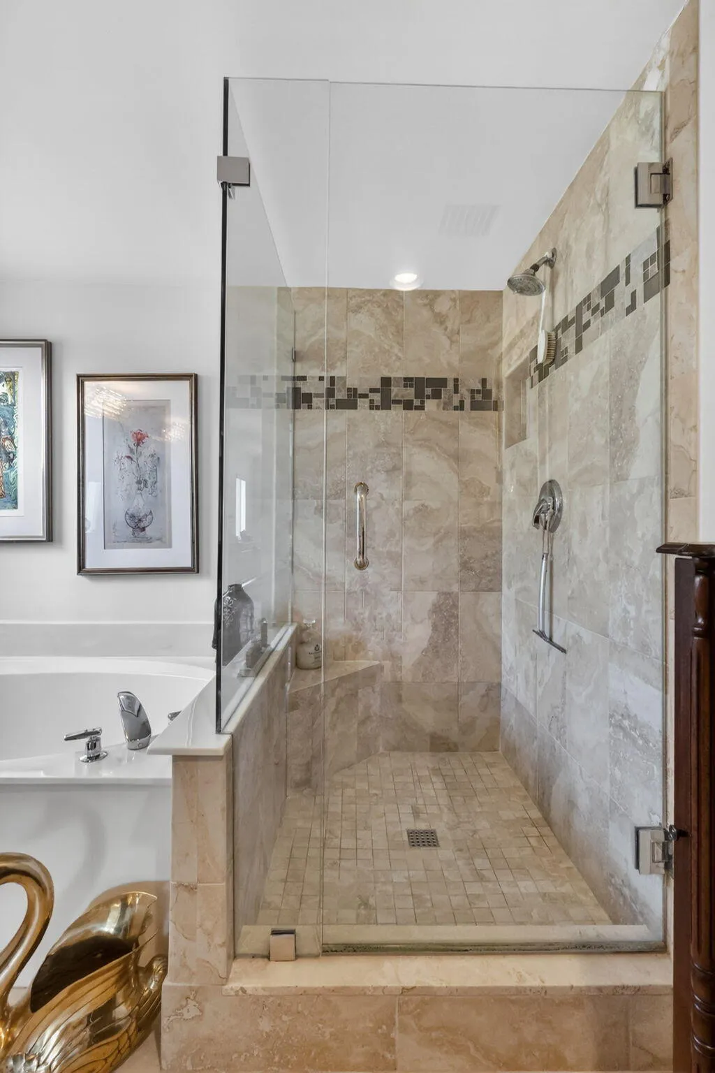 Renovated Shower in Master Bath