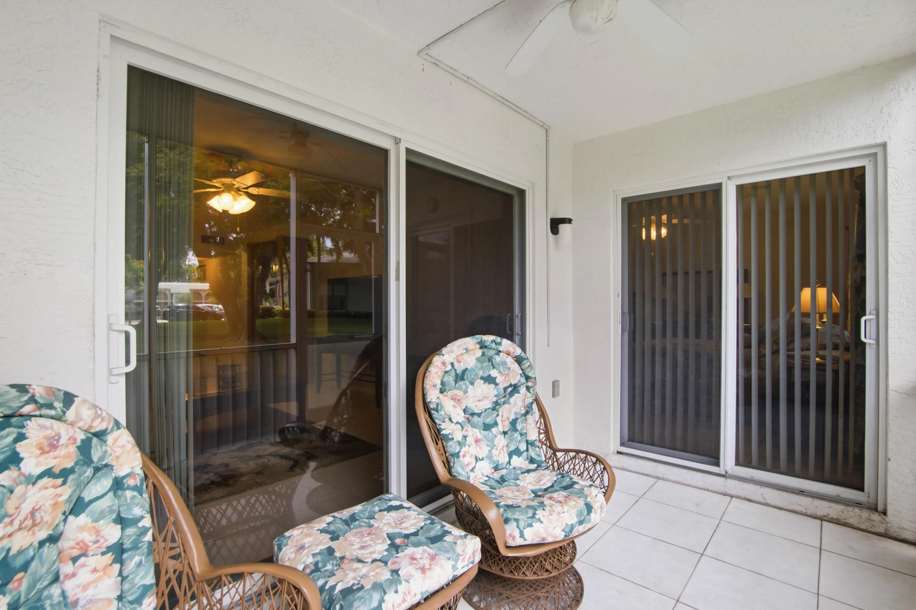 Patio with access to the garden