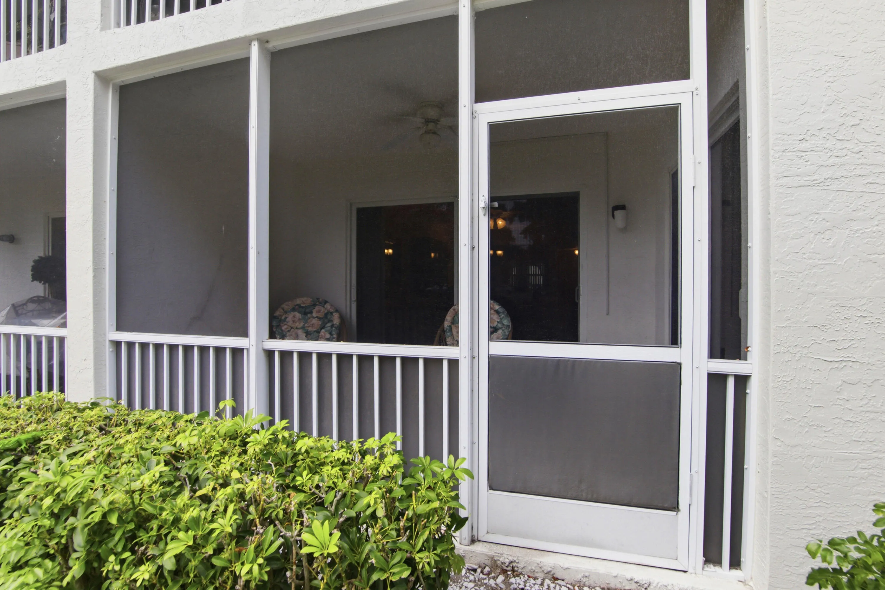 Patio with access to the garden