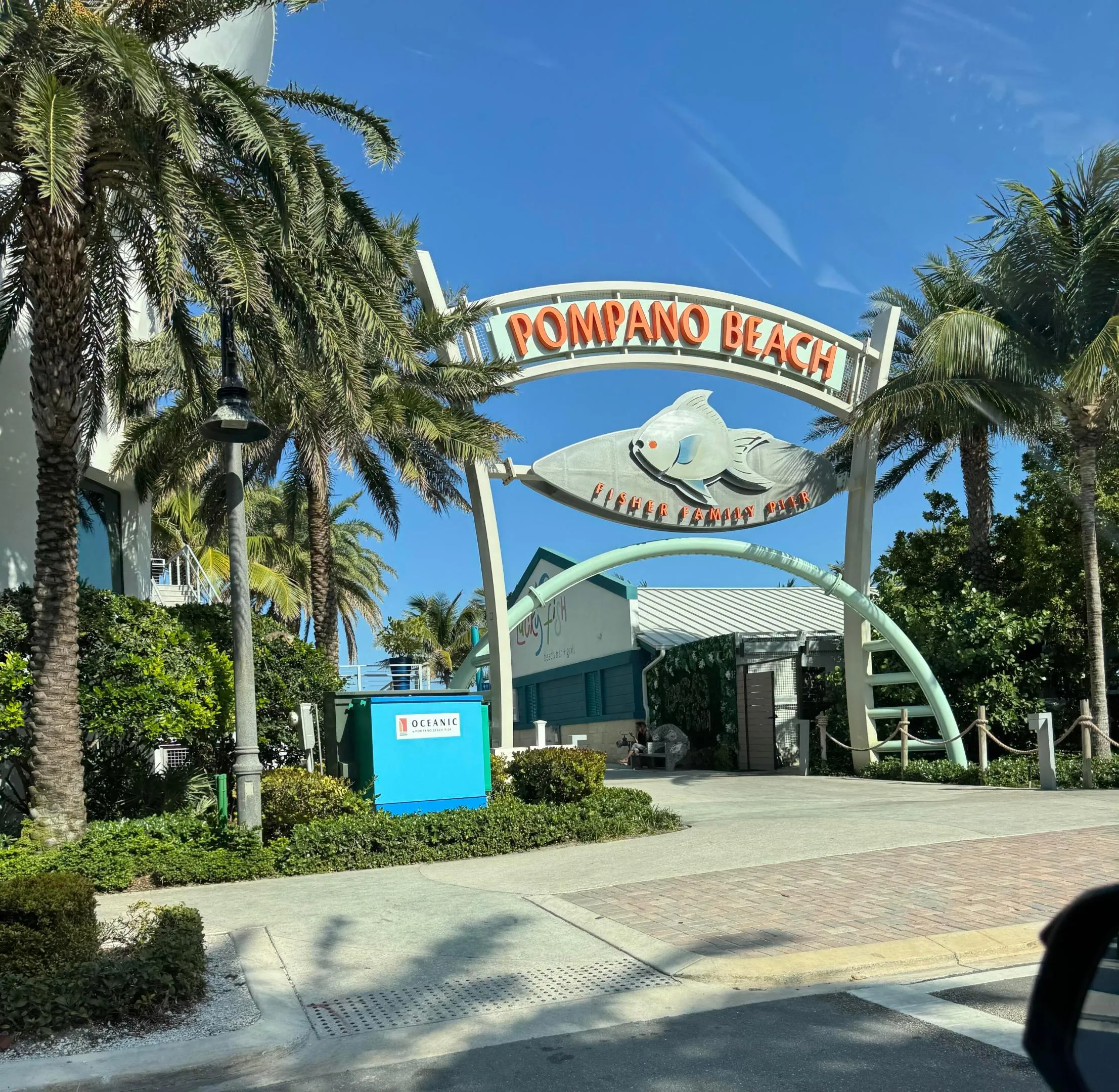 Pier entrance