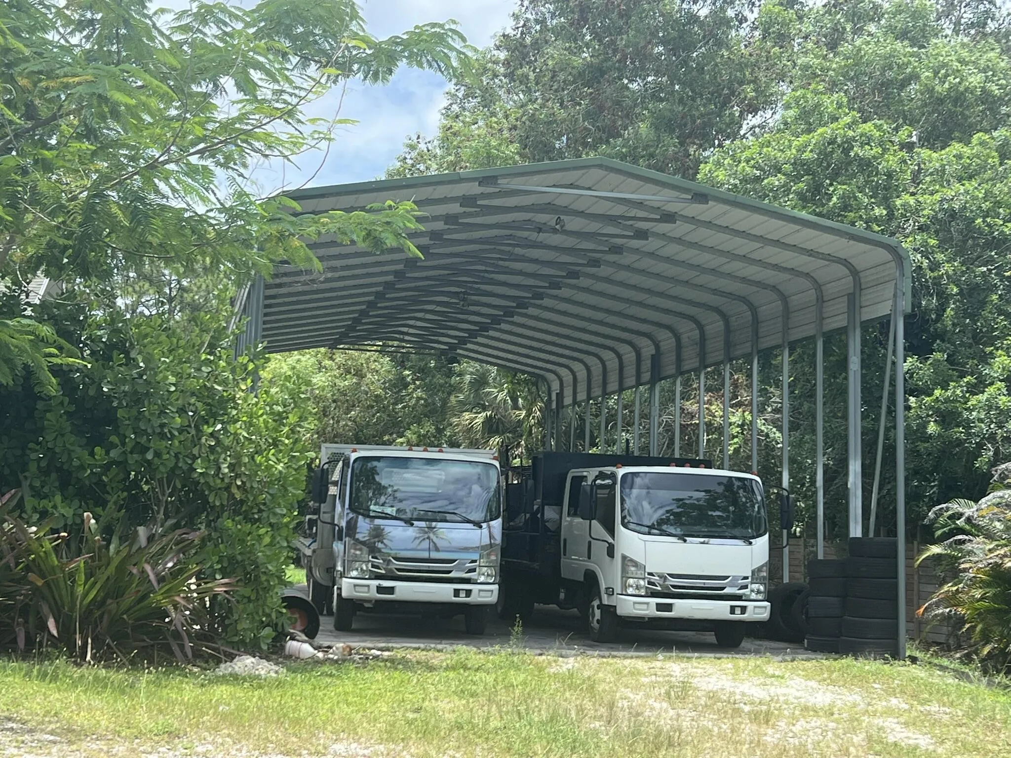 Large covered storage